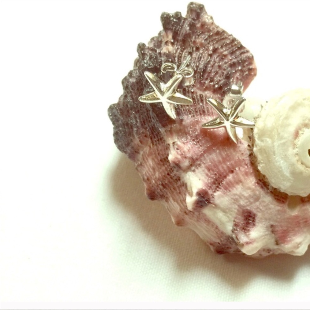 🆕Sterling Silver Starfish Earrings